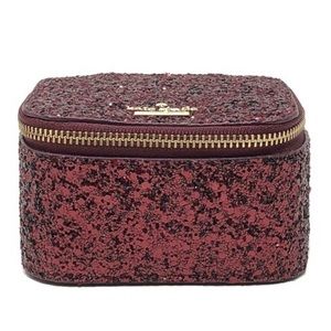 BRAND NEW Kate spade glitter jewelry case